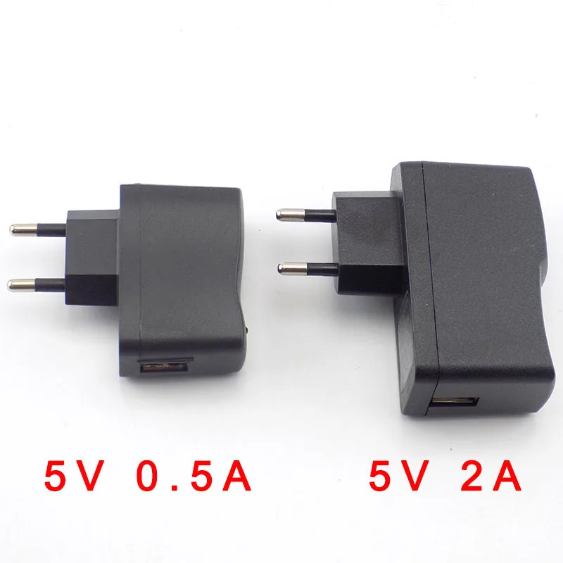 5V 0.5A 1A 2A 3A Micro USB Charger AC to DC Charging Universal USB Power Adapter Supply 100V-240V Output Phone Power Bank E14