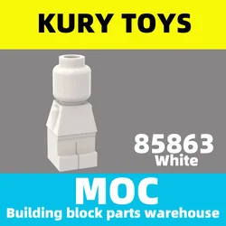 Kury Toys DIY MOC For 85863 #10pcs Building block parts For Body Microfigure Plain Complete