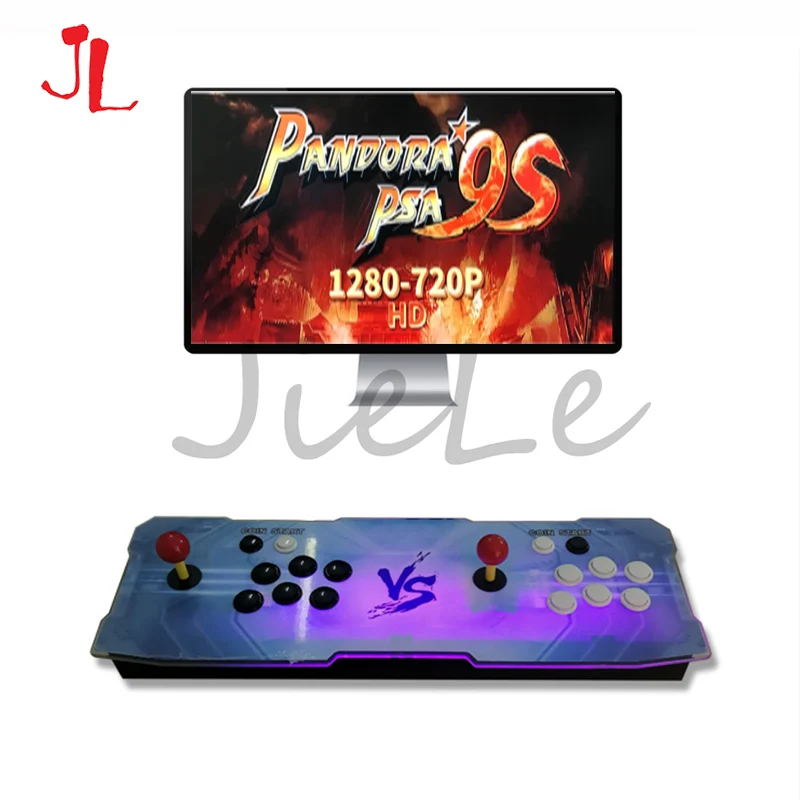 9S+ Arcade Game TV Console 4260 in 1 2 Players Video Game Console Control Arcade Joystick Arcade Button HD VGA USB for PC Laptop