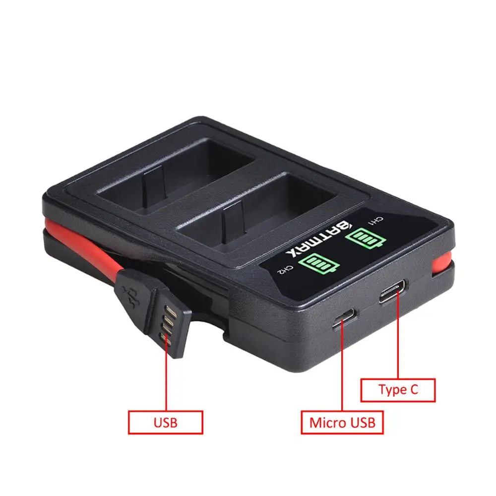 2 sztuk NP W126 NP-W126 bateria + wbudowany podwójna ładowarka USB LCD dla FUJIFILM X100V X-T200 X-T100 X-T3 X-A2 X-A7 X-E2 X-E3 X-H1