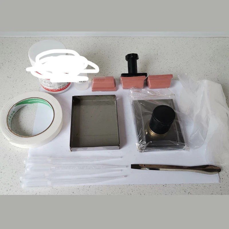 10PCS/Set Manual Code Machine Production Date Printer Cosmetic Food Hand Held Pad Printing with Mold Making