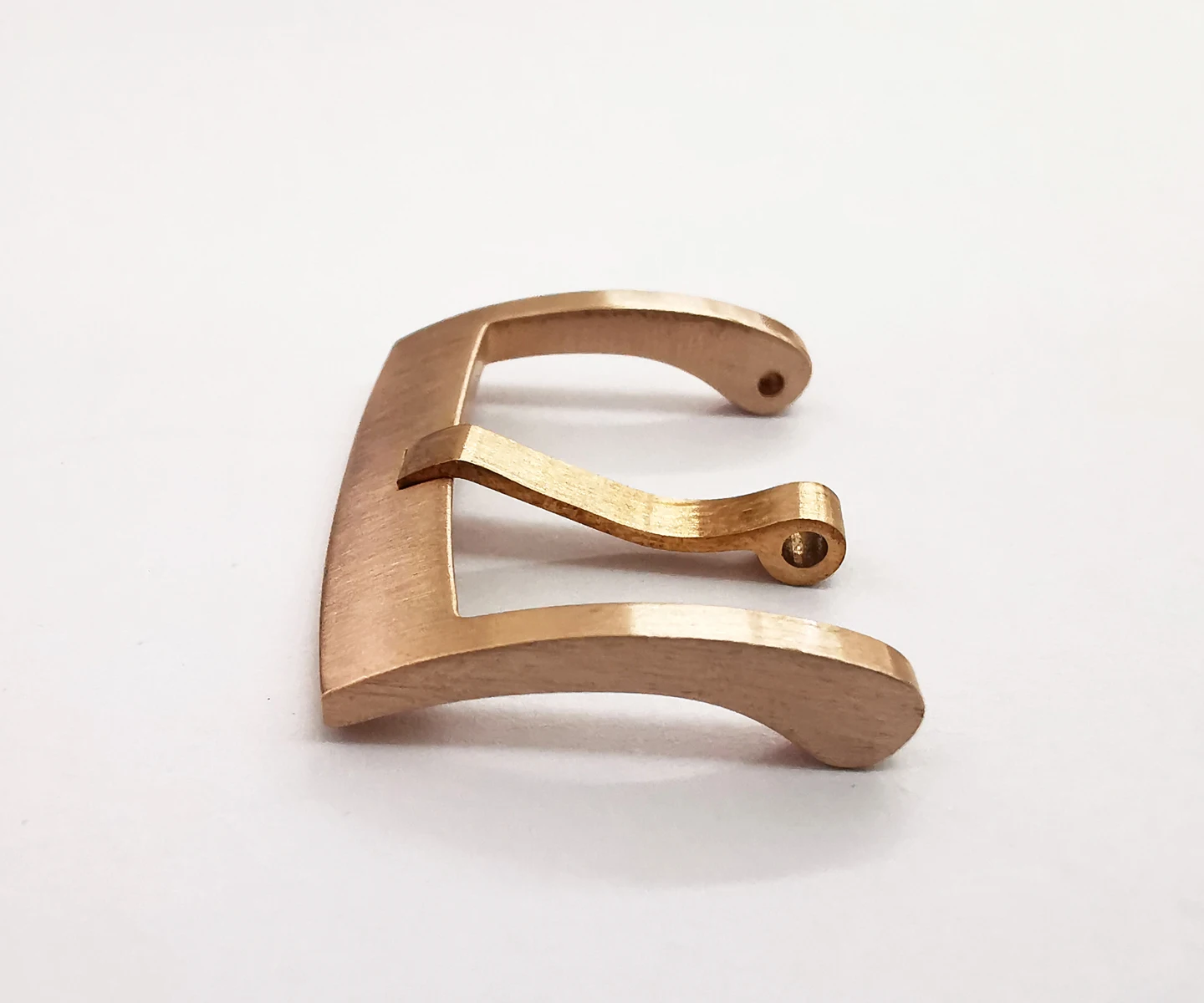 Cronos Solid Bronze CuSn Tongue Buckle  Watch Parts Fully Brushed 18 20 22 mm 2.0 with Spring B