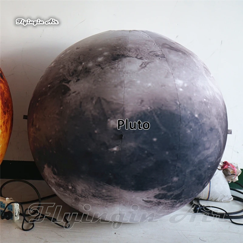 Lighting Inflatable Planets Balloons Of The Solar System: Mercury, Venus, Earth, Mars, Jupiter, Saturn, Uranus, Neptune, Pluto