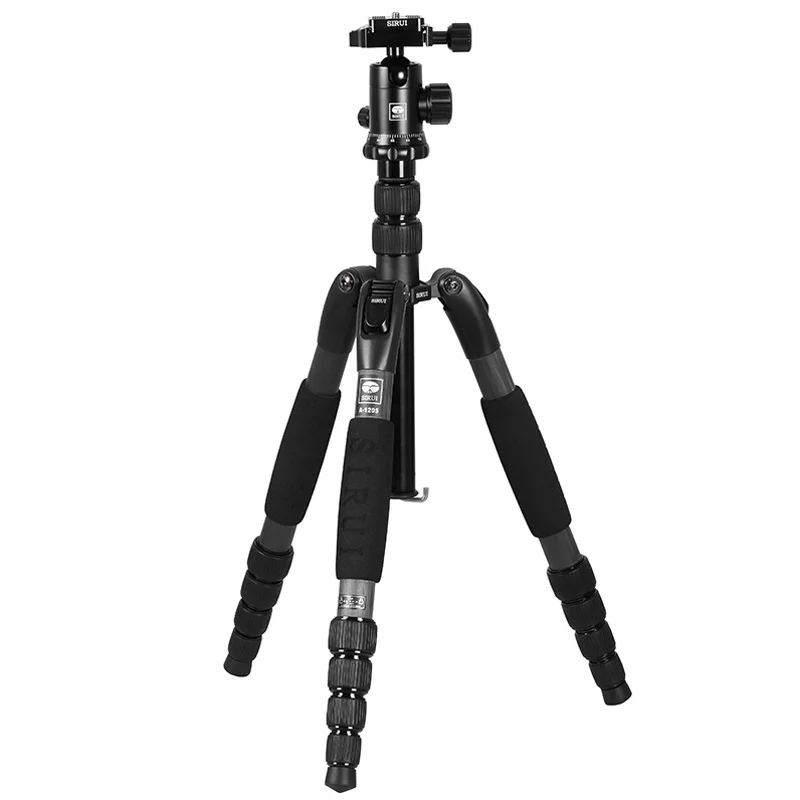 A-1205 SIRUI A1205 Professional Carbon Fiber tripod Flexible Monopod Ultra-light portable For Camera With Y11 Head 5 Section