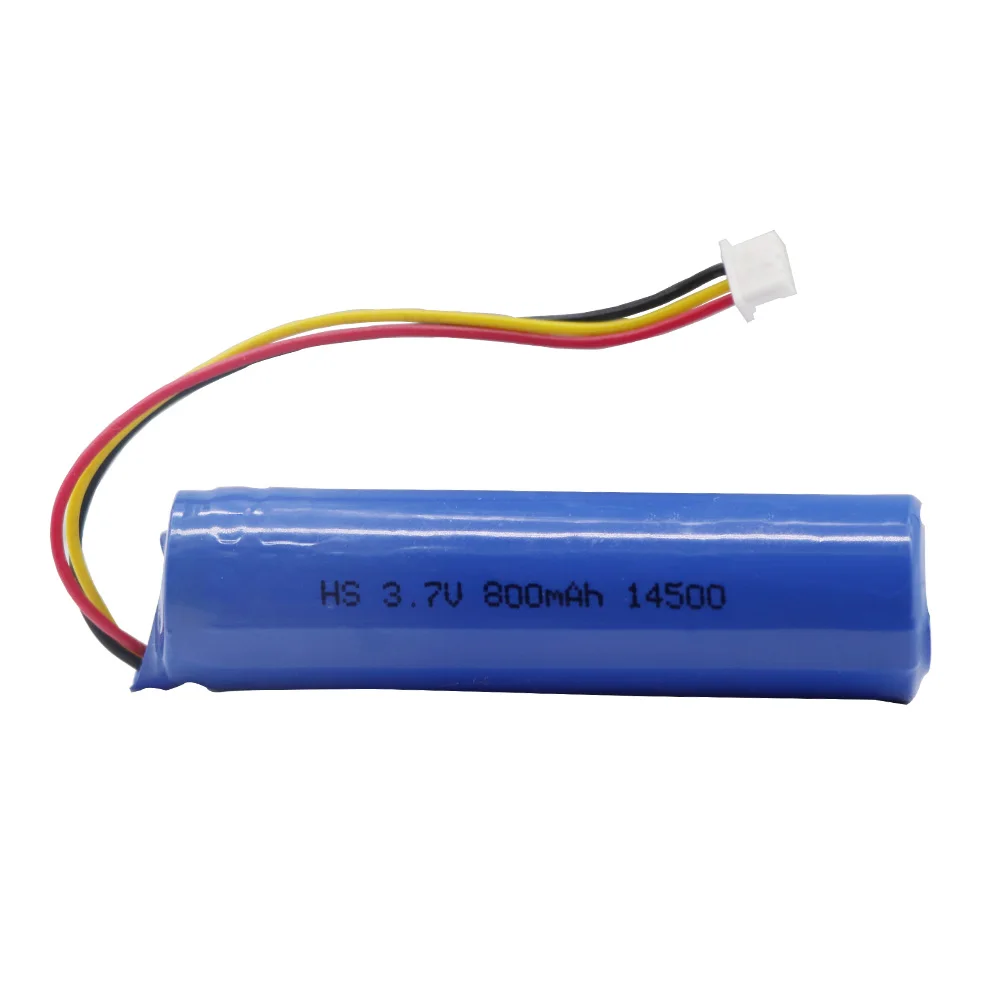 14500 800mah 3.7v li-ion bateria para brinquedos de controle remoto carros barcos helicópteros armas acessórios 2 pçs alta qualidade 14500 bateria