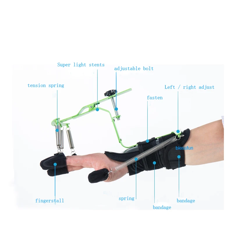 Hand Physiotherapy Rehabilitation Training Dynamic Wrist finger Orthosis for Apoplexy Stroke Hemiplegia Patients Tendon repair