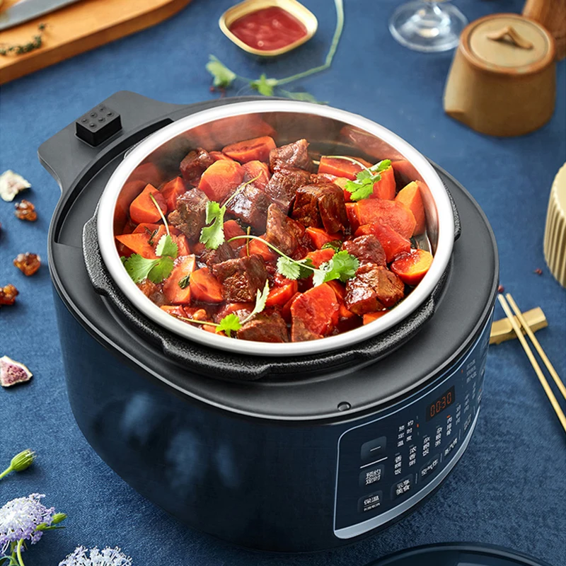 SUPOR Electric Pressure Cooker 5L Rice Cooker 70KPA High Pressure Quick Cooking Multifunction Pot Can Be Used As Air fryer