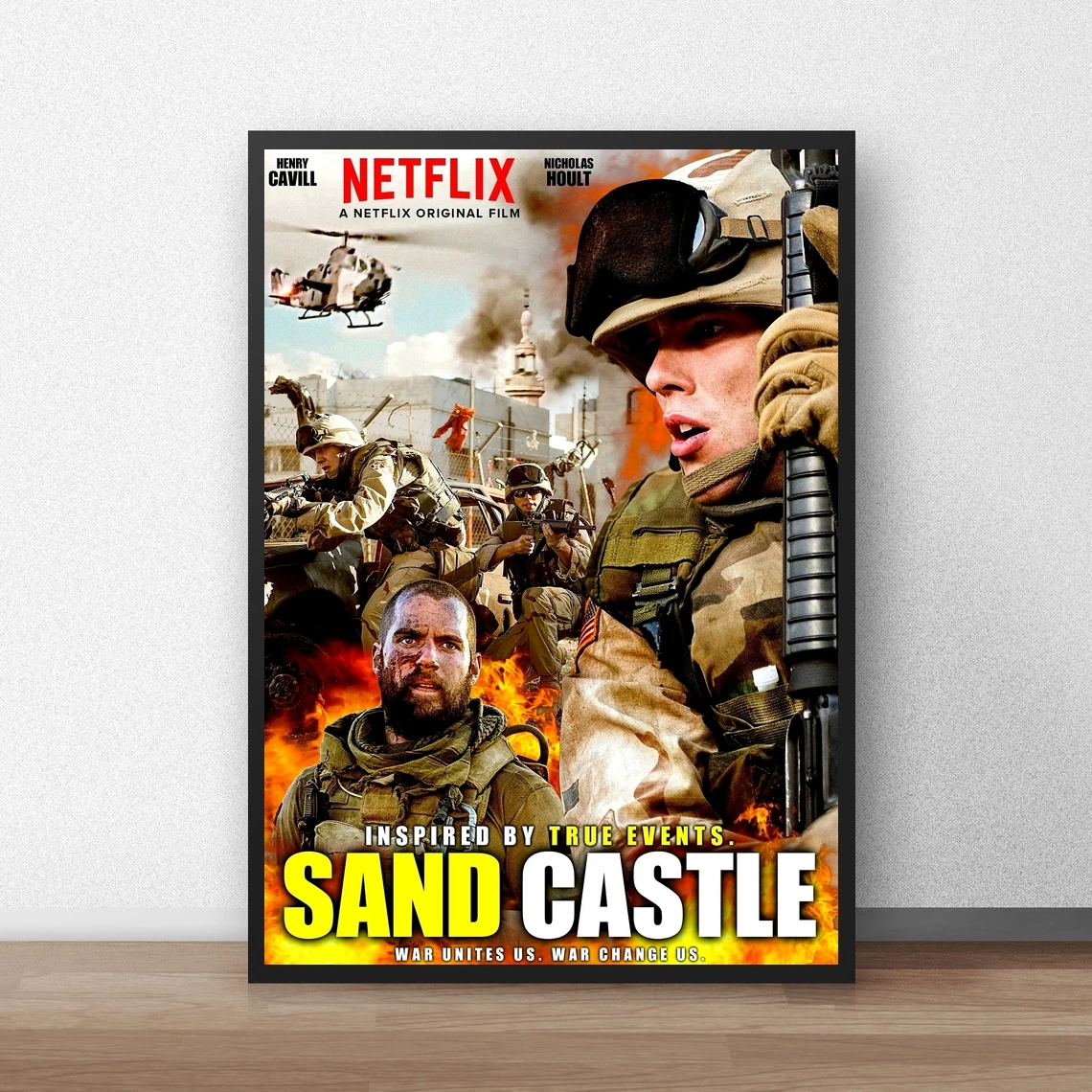 Sand Castle Movie Poster Canvas Print Home Decoration Wall Painting ( No Frame )