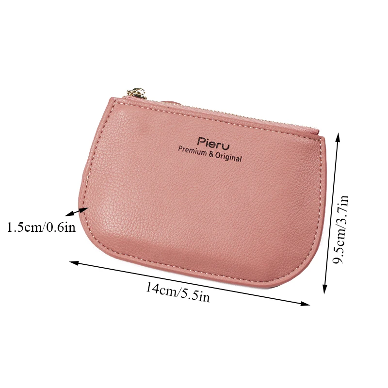 Ladies Coin Purse Small Fresh Coin Purse Mini Wallets Storage Bag Stylish Zipper Wallet Ultra-thin Bag For Women Card Holder