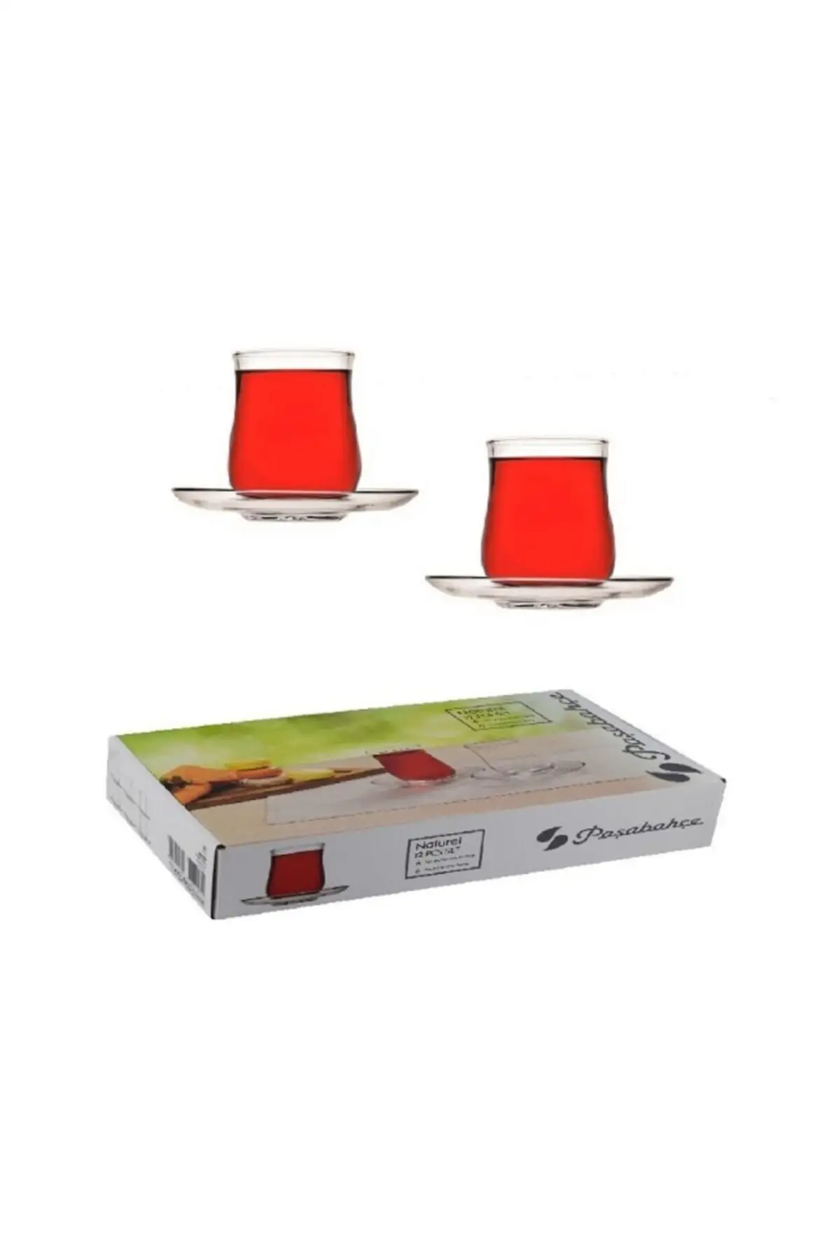 

Uras 96320 Naturel 6 Personality 12 Piece Tea Team English Tea Cup Glass Cup