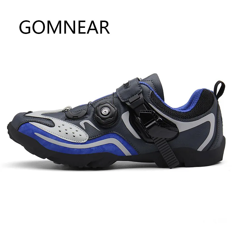 GOMNEAR Breathable Cycling Shoes Road sapatilha ciclismo MTB Shoes Mountain Bike Outdoor Professional Sneakers Men Bicycle Shoes