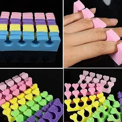 10PCS Soft Foam Sponge Toe Separators Popular Finger Separator Nail Art Manicure Pedicure Nail Gel Dividers Tools