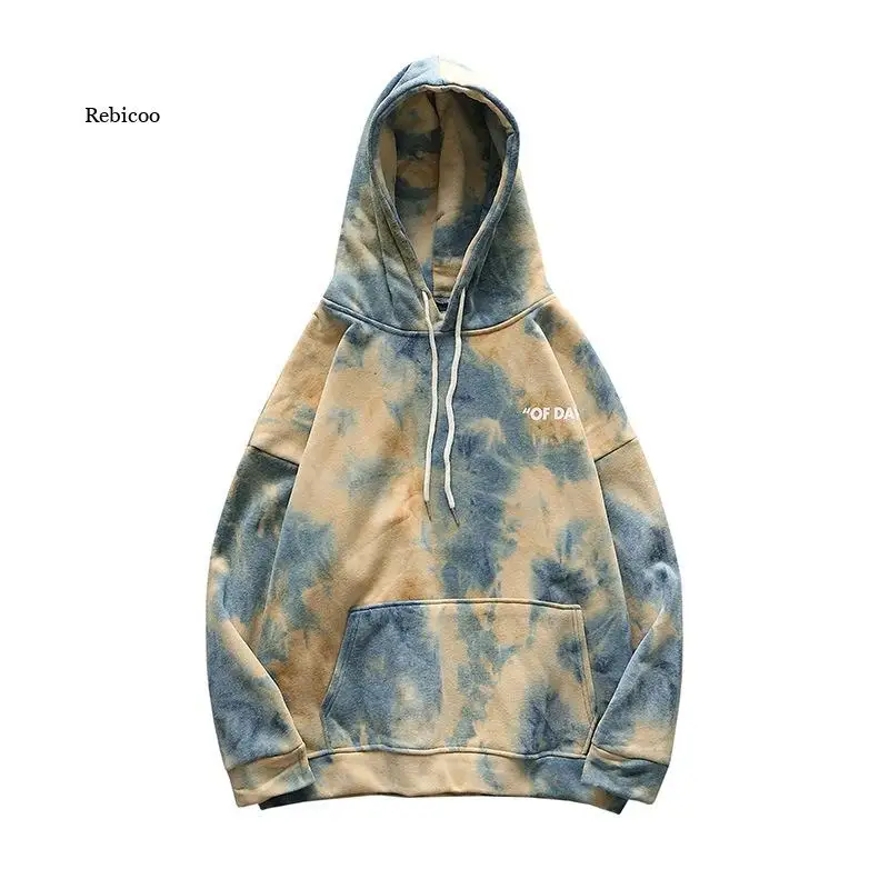 

Women Hoodies Tie Dye Warm Sweatshirt Female Hoodie Tops Fashion Printed Hooded Tops Streetwear Pullovers Autumn Winter New