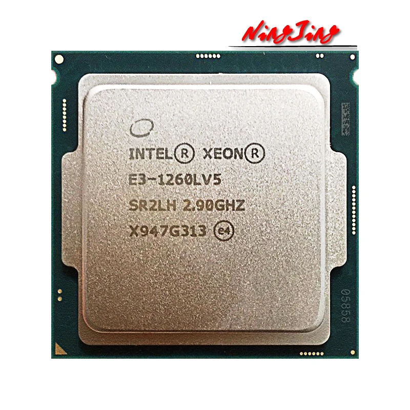 Intel Xeon E3-1260Lv5 E3 1260Lv5 E3 1260L v5 2.9 GHz Used Quad-Core Eight-Thread 45W CPU  LGA 1151