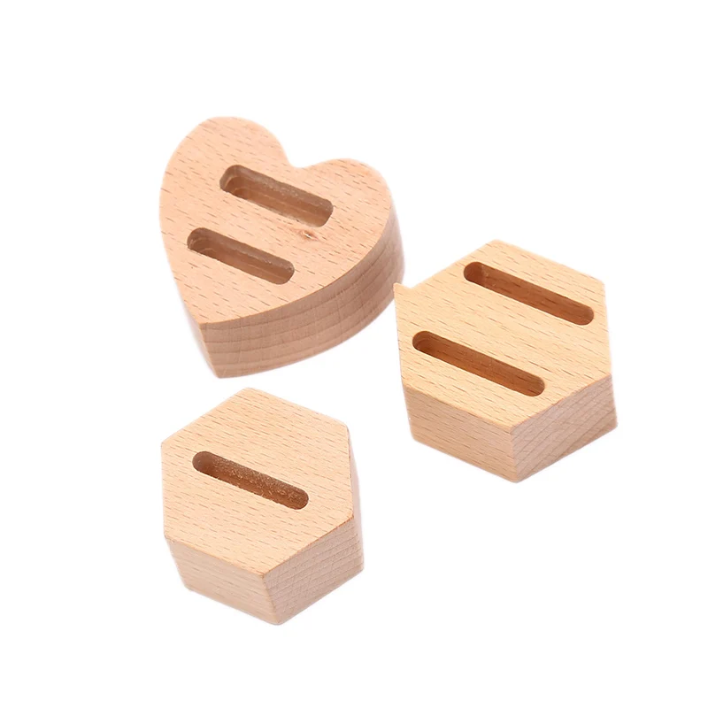 Wooden Hexagon Heart-shaped Ring Jewelry Box Container Wedding Ring Box For Earrings Necklace Bracelet Display Gift Box Holder