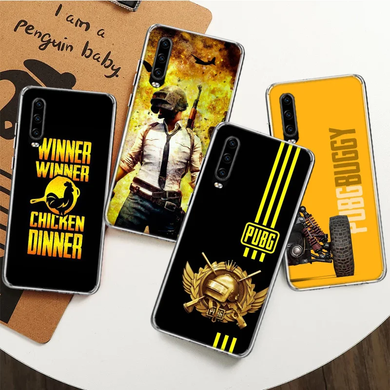 PUBG Winner Chicken Dinner Silicon Call Phone Case For Huawei P30 P20 P40 P50 P10 Mate 20 30 40 10 Lite Pro Casing Customized