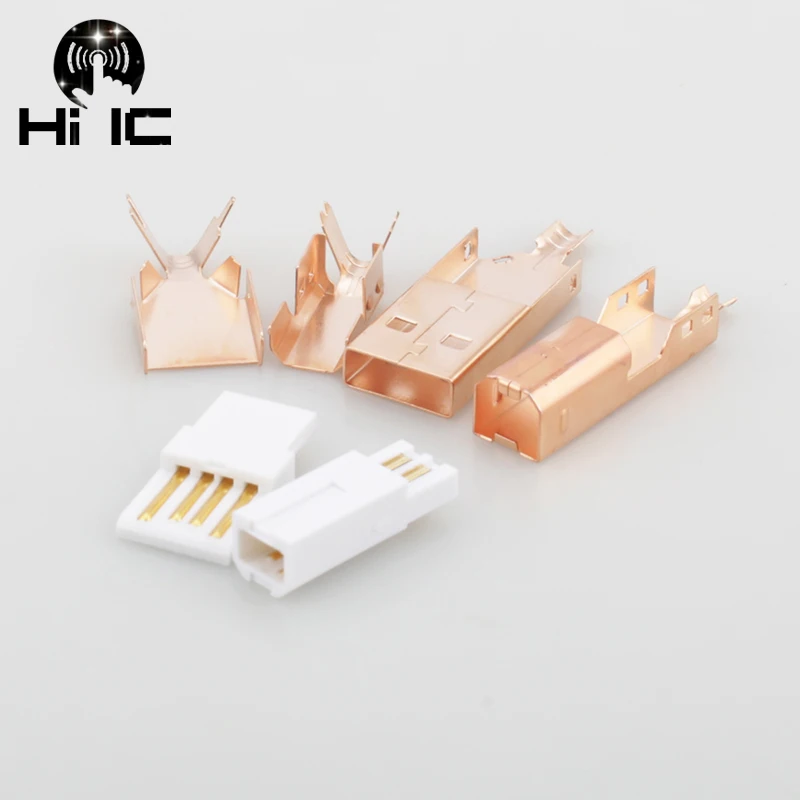 Gold plated Type A Type B  USB A USB B USB2.0  Connector Jack Tail Sockect Connector Port Sockect