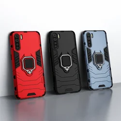 OPPO A91 Protective Hard Back Cover, Ring Holder Case, A91, Reno 3, 4G, F15, F 15, Funda Etui, 6.4 