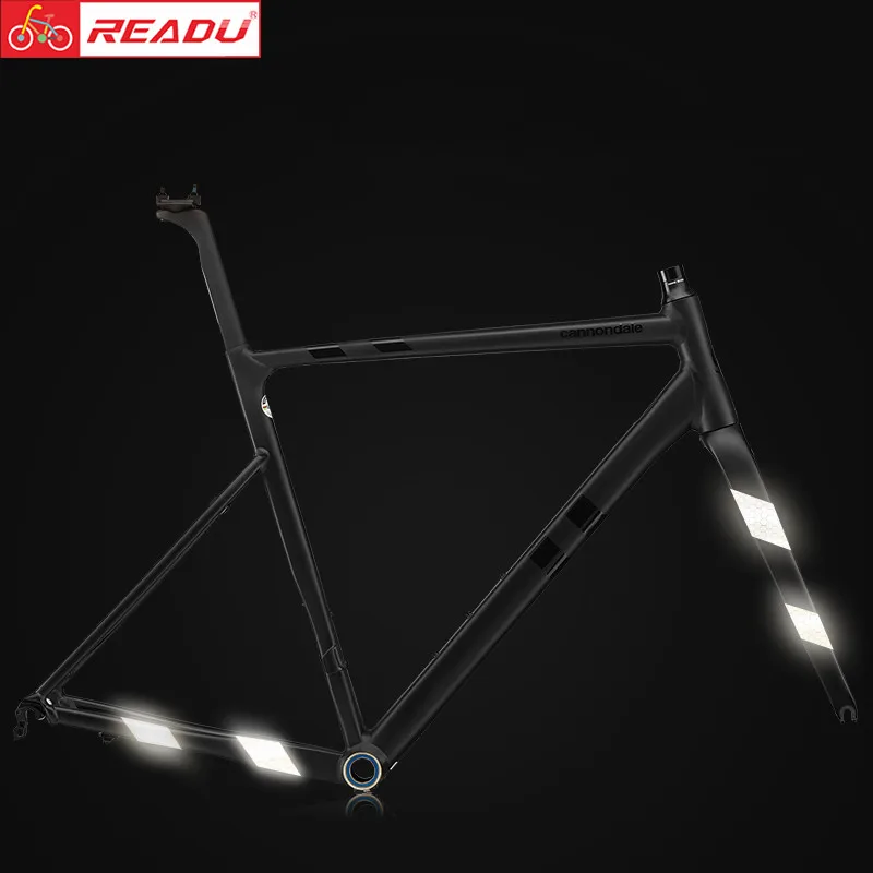 READU Stickers Road Bike Decals Decorative Bicycle Stickers Front Fork Sticker Rear Fork Decals Reflective Frame Stickers