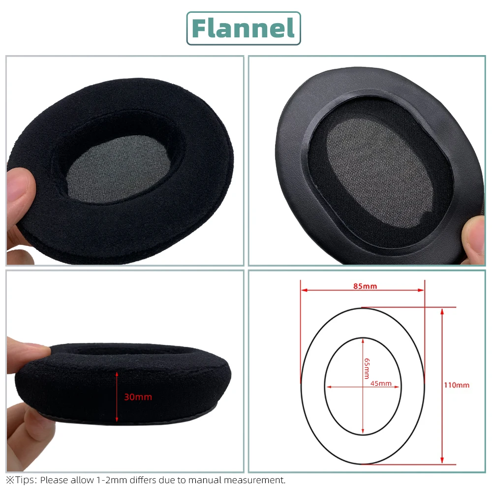 KQTFT 1 Pair of Replacement Ear Pads for Philips SHP9500 SHP-9500 Headset EarPads Earmuff Cover Cushion Cups