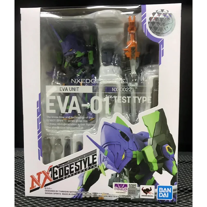 Bandai Genuine EVANGELION-01 Anime Figure NX Action Figure Toys for Boys Girls Kids Christmas Gift Collectible Model Ornaments