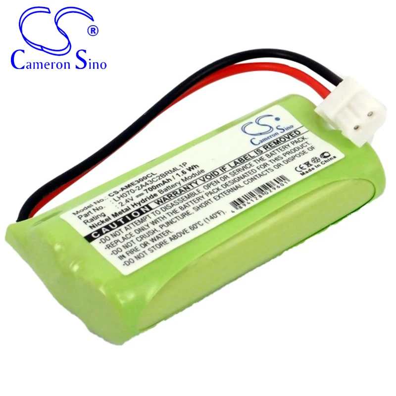 CameronSino Battery for V TECH CS6419-2 CS6309 CS6319 CS6328 CS6329 LS6325 LS6305 fits AT&T BT166342 Cordless phone Battery