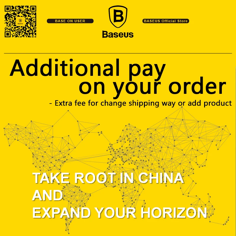 

Baseus Additional pay on your order ( Use for upgrade or change shipping way / add product / change product )