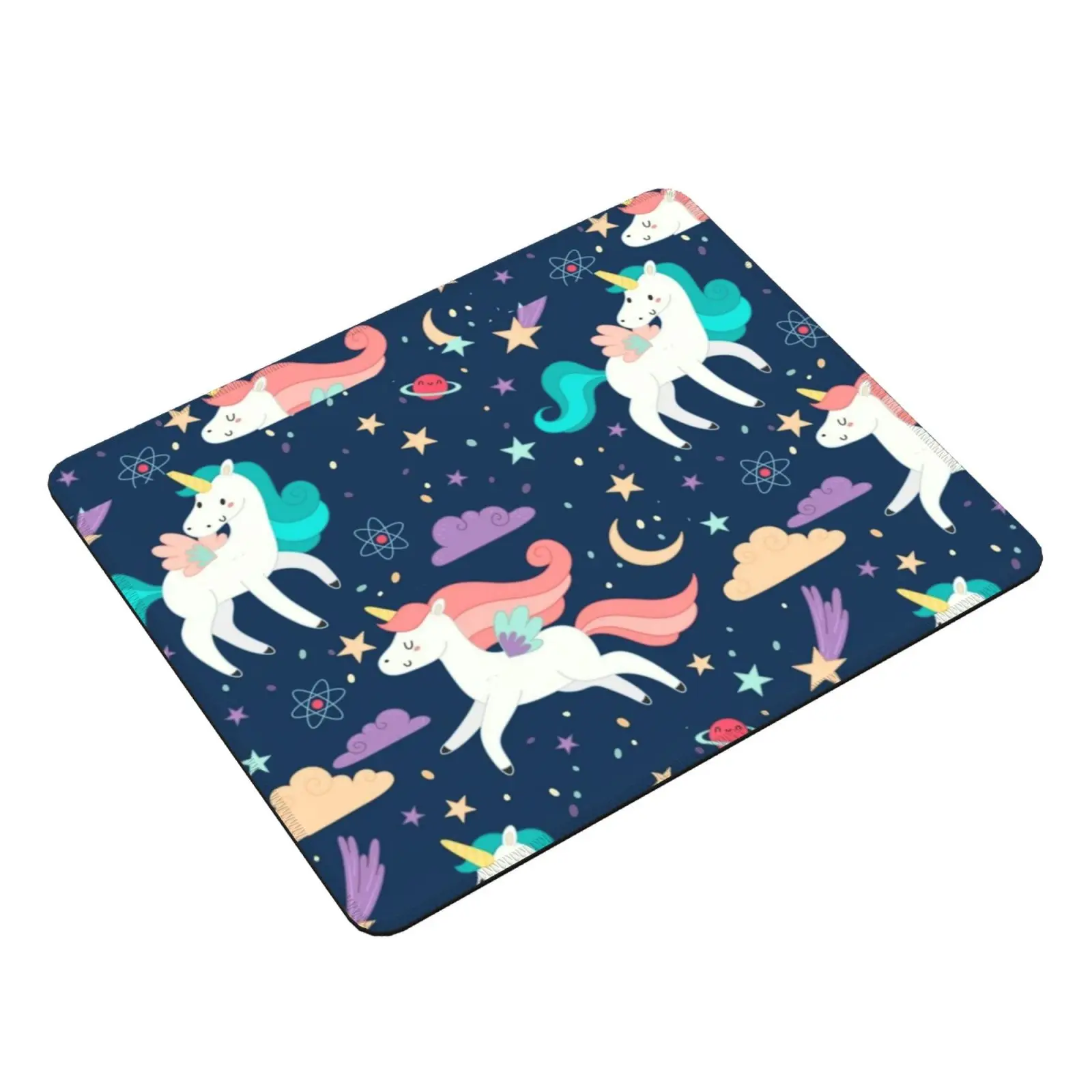 Unicorn Mouse Pad DIY Print Smile Unicorn Cute For Kids Creepy Quarantine Lovely For Kids Birthday