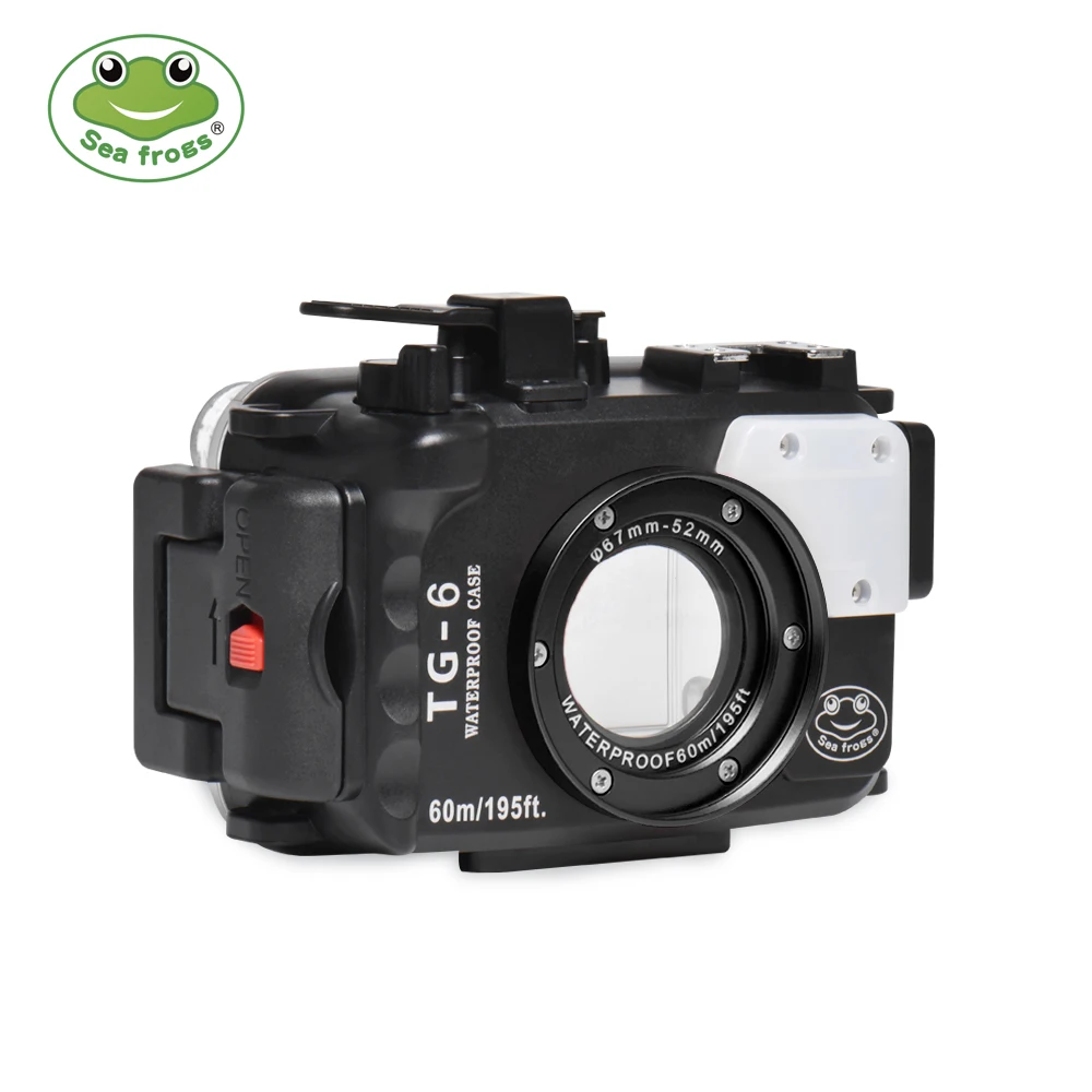 For Olympus TG-6 TG6 Waterproof Camera Case 60M/195ft Newest Underwater Camera Protective Cover 2019 Diving Camera Housing 1pc