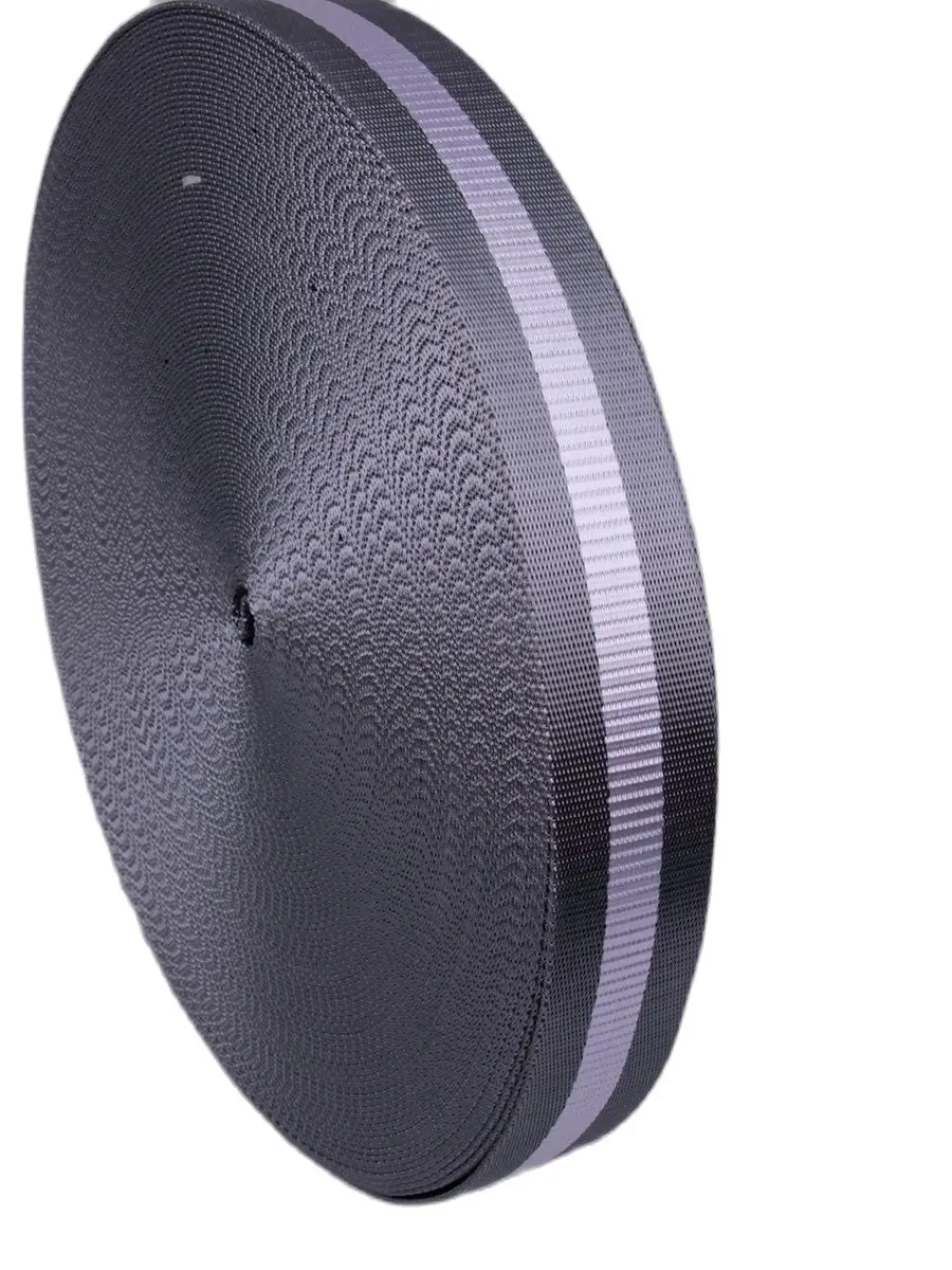 

Webbing Nylon Dark Grey/White Strap For Bag 38mm 1.5 Inch