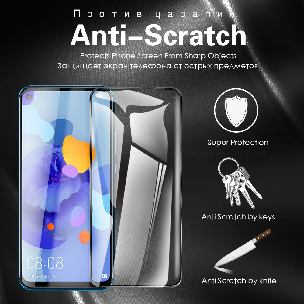 2Pcs gehärtetem glas für huawei nova 5 5i pro 5Z 5t telefon screen protector nova 3 3i 3e 4 4e schutz film auf glas smartphone