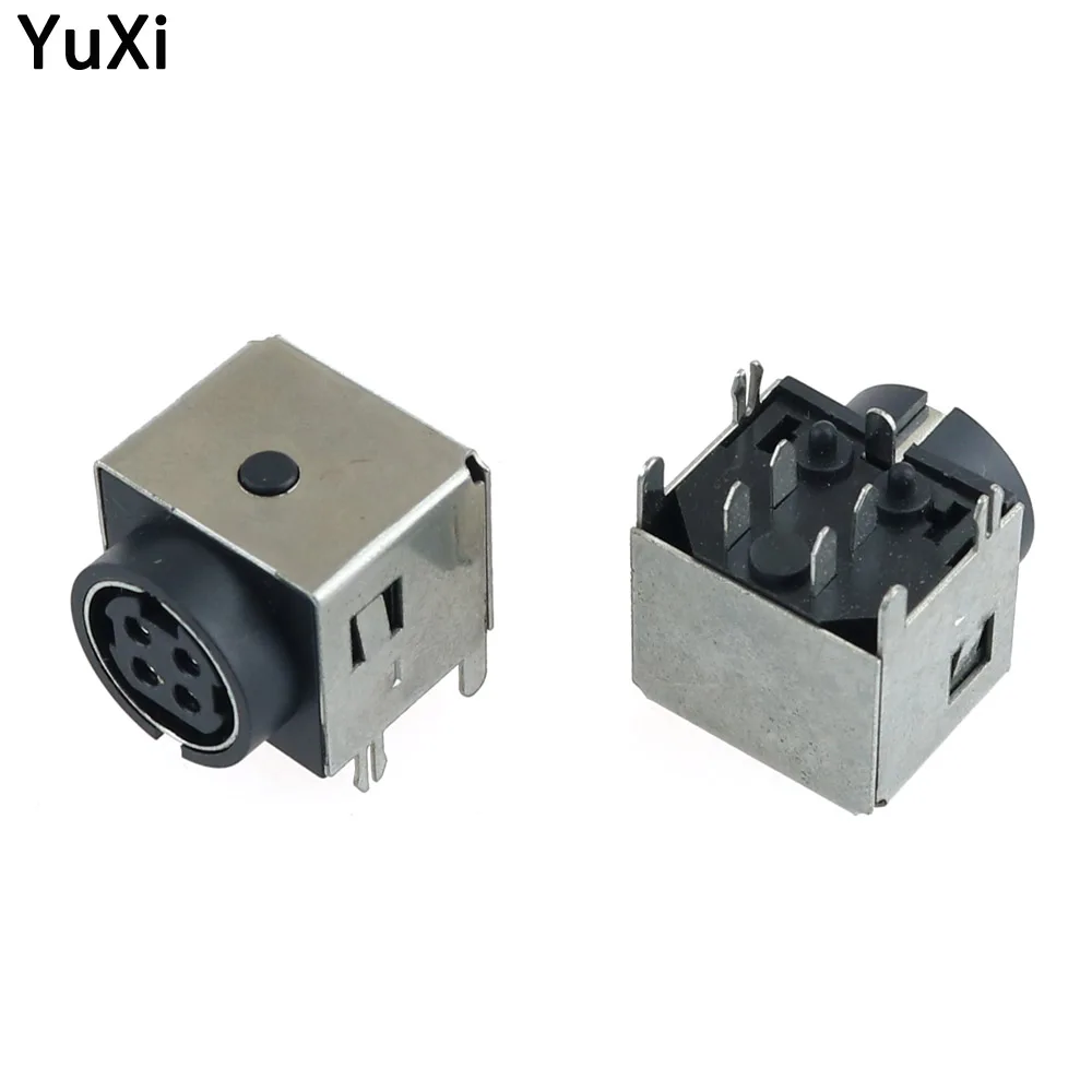 1pc 4P Horizontal Socket S Terminal MPC Power Terminal PS2 DC Charging Socket 4 Core Connector