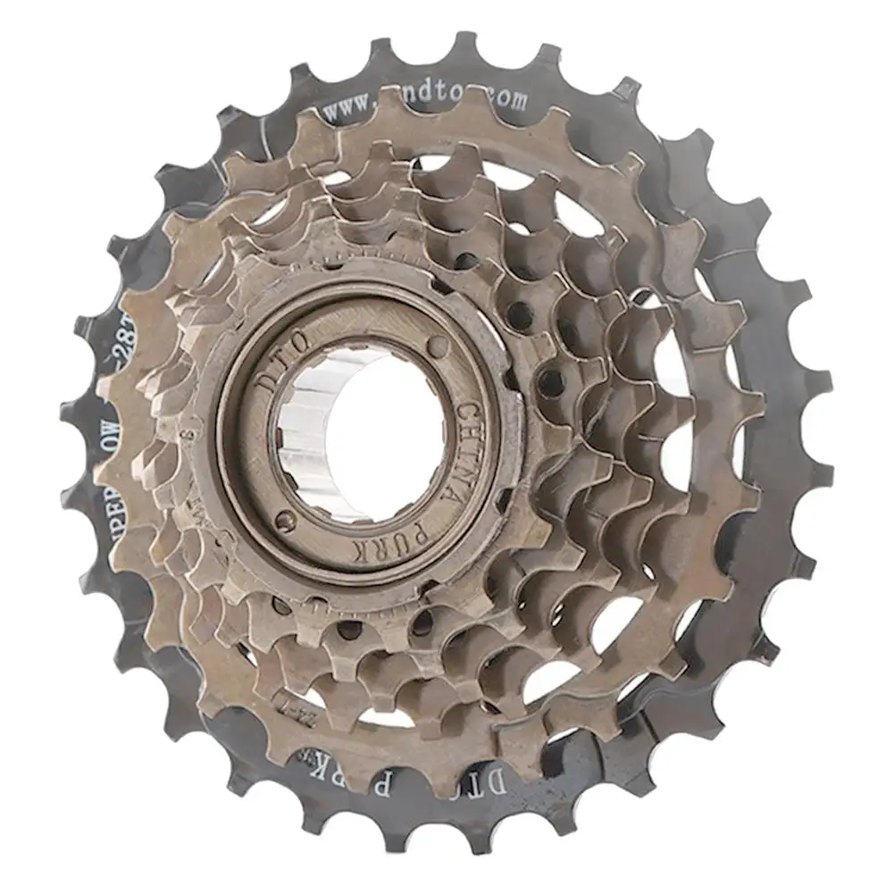 Mountain Bike Freewheel Rotating Mtb High-strength Bicycle Gear Sprocket 6 7 Speed Threaded Flywheel