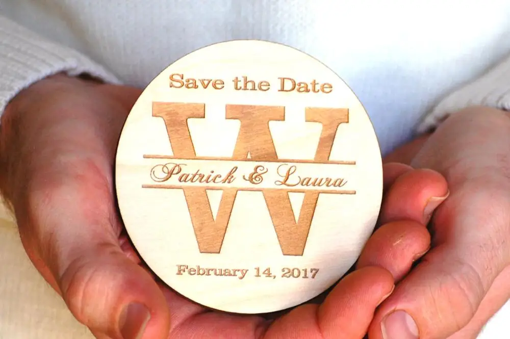 

Save the date magnets, wedding save the dates, wooden save the date magnets, engraved wedding magnets, rustic save the dates