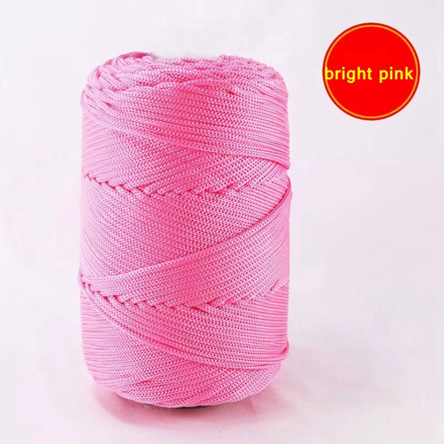 3mm 230g/roll Nylon Ice Yarn for hand knitting Summer Hats Bags Knitted Crochet DIY Handmade Craft Knit Yarn Thread