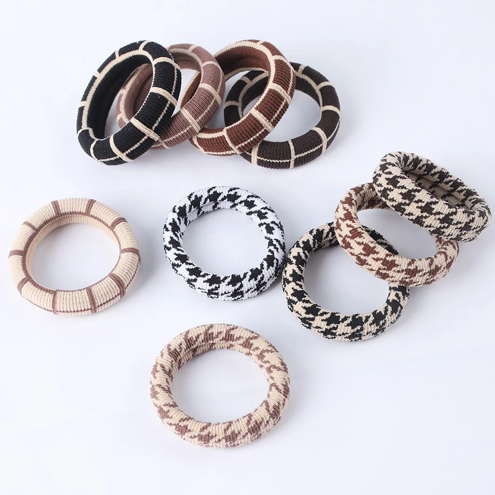 5 шт., эластичные резинки для волос, 5 см