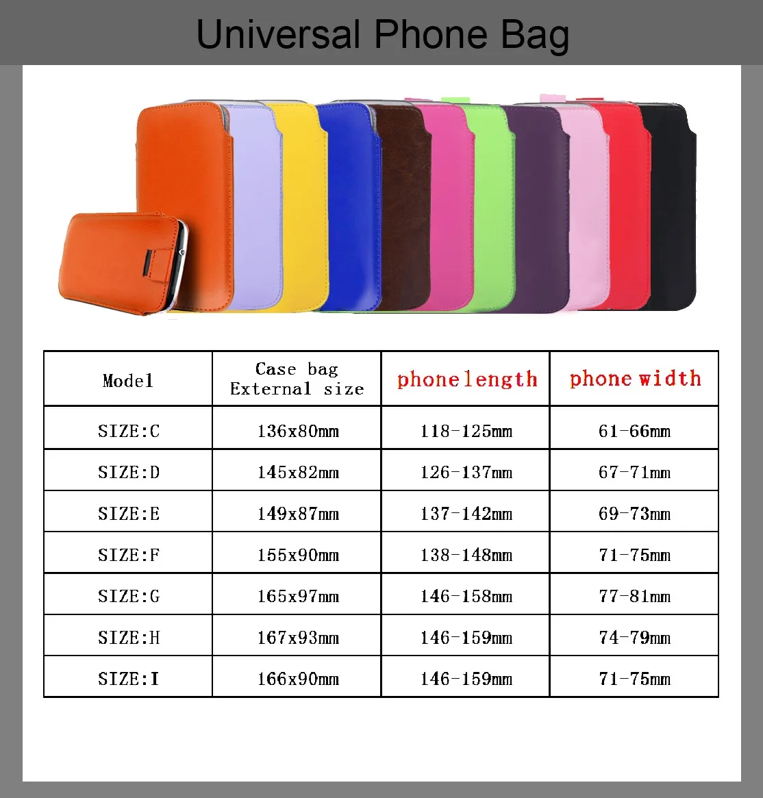 TOKOHANSUN Universal Phone Case For Philips Xenium E570 W3568 E571 S257 PU Leather Pouch Cover Bag Cases