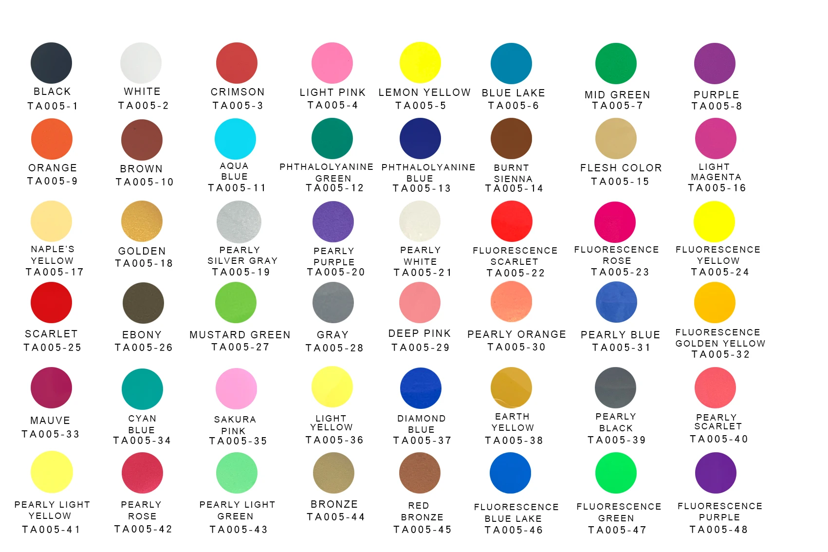 OPHIR Airbrush สีอะคริลิคสำหรับรุ่นรองเท้าหนังภาพวาดเล็บ Airbrush อะคริลิค DIY Pigment ขวดสำหรับ Link TA005