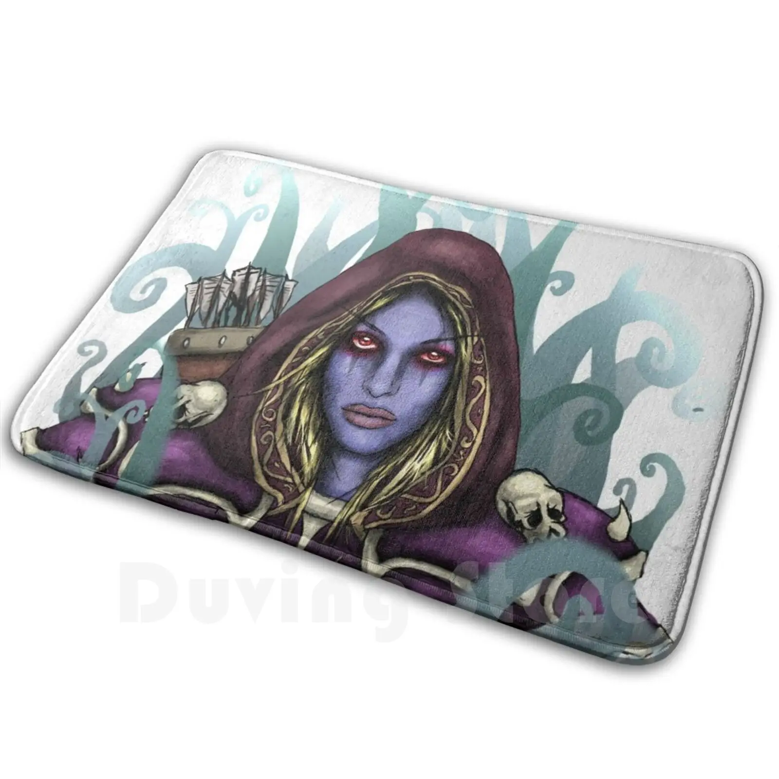 Sylvanas Windrunner Carpet Mat Rug Cushion Soft Non-Slip Sylvanas Sylvanas Windrunner Wow World Or Game Gamer Girl Gamer