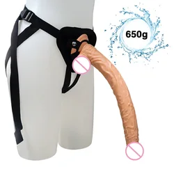 Man Nuo Strap On Dildo Adjustable Realistic Huge Big Penis Suction Cup Sex Toys for Woman Lesbian Strapon Female Masturbation