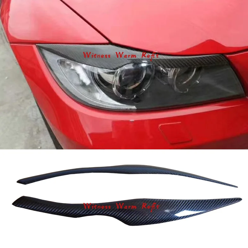 

Carbon Fiber Headlights Eyebrows Eyelids for Bmw 3 Series E90 2005-2011 Front Head Light Lamp Eyebrows Trim Cover Access