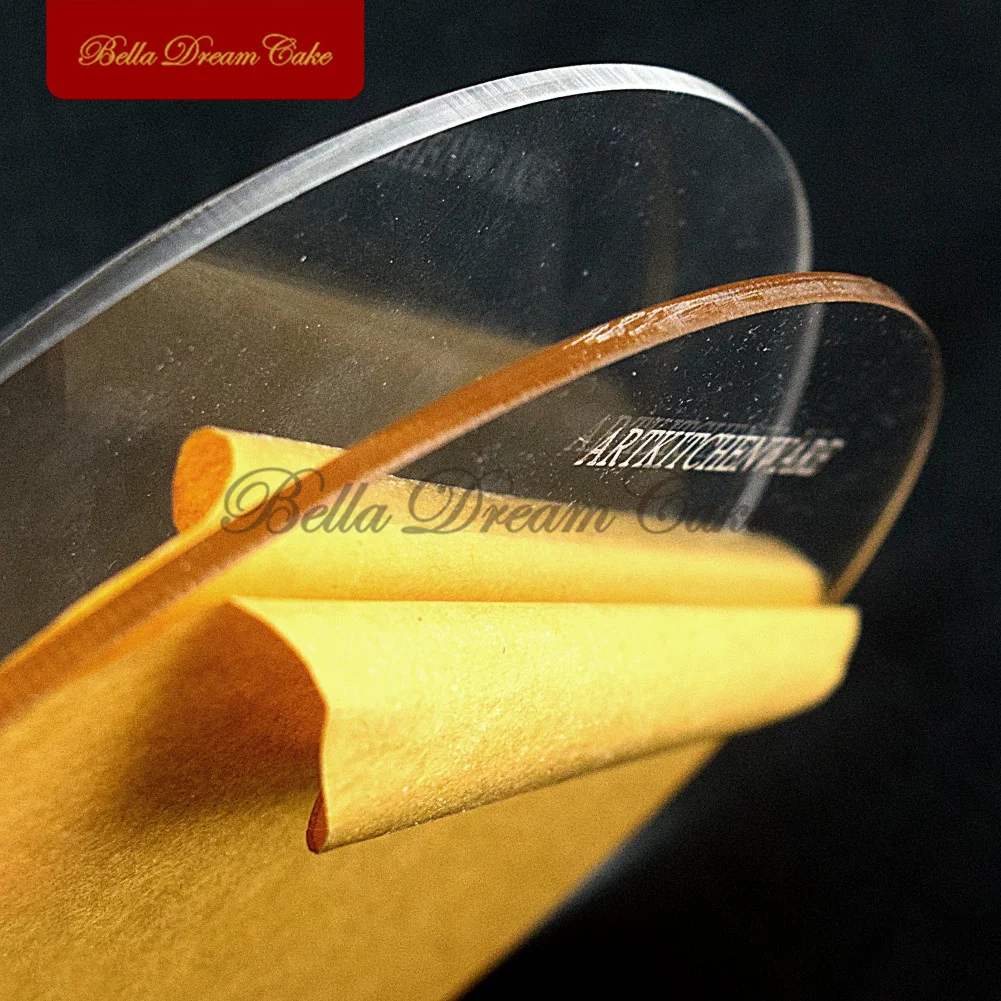 2pcs/set Round Clear Acrylic Cake Smoothing Disks Cake Tray Stand for Wedding Cake Board Cake Decorating Tool Baking Accessories