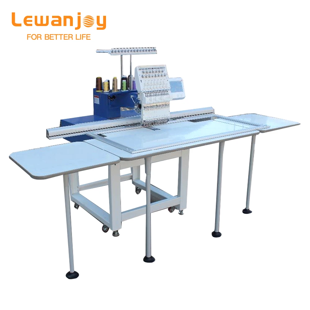500mm*1200mm one Head Computerized Embroidery Machine For Hat T-Shirt Flat Embroidery