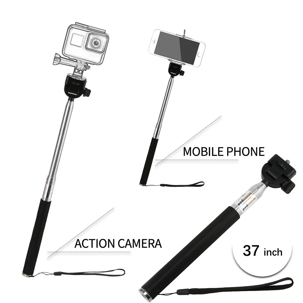 Accessories Kits for SJCAM SJ4000 SJ5000 Plus Xiaomi Yi 4K Monopod Head Chest Strap Mount for Gopro Hero 9 8 7 6 5 4s