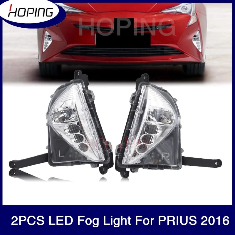 

Hoping LED Front Bumper Fog Lights For Toyota Prius 2016 2017 2018 Driving Fog Lamp Day Light Foglight