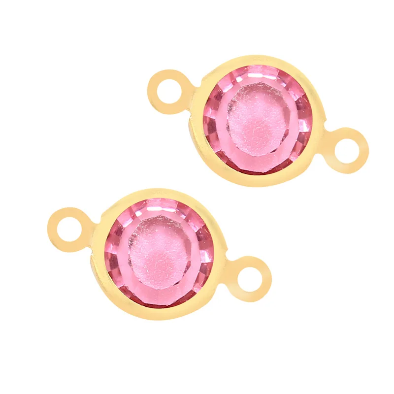 

20 шт., соединители из нержавеющей стали, подвески, стеклянные подвески, сделай сам, изготовление ювелирных изделий, ожерелье, браслет, фурнитура