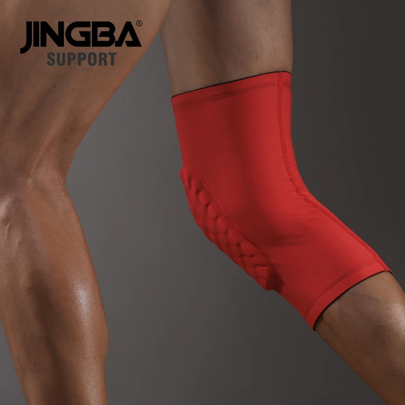 JINGBA SUPPORT 1PC Honeycomb Protective gear Basketball knee pads support Volleyball knee brace support Sports knee protector