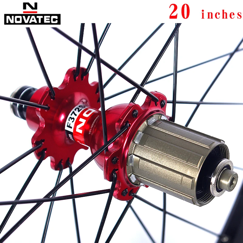 Bicycle Wheelset 20inch Novatec A271/F372SB V brake 451 406 4bearing 7-11speed 20 24H Aluminum alloy Folding wheels With QR