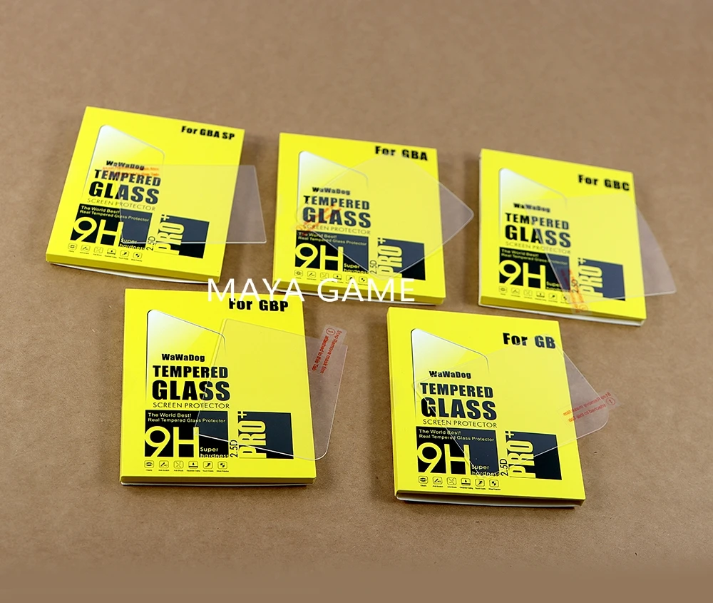 게임보이 GB GBA GBC GBP GBA SP용 스크래치 방지 보호대 보호 유리 필름, 1 개