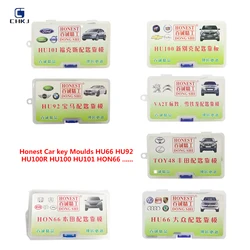 CHKJ 100% Original Honest Car key Moulds HU66 HU92 HU100 HU101 HON66 for key moulding Car Key Profile Modeling Locksmith Tools